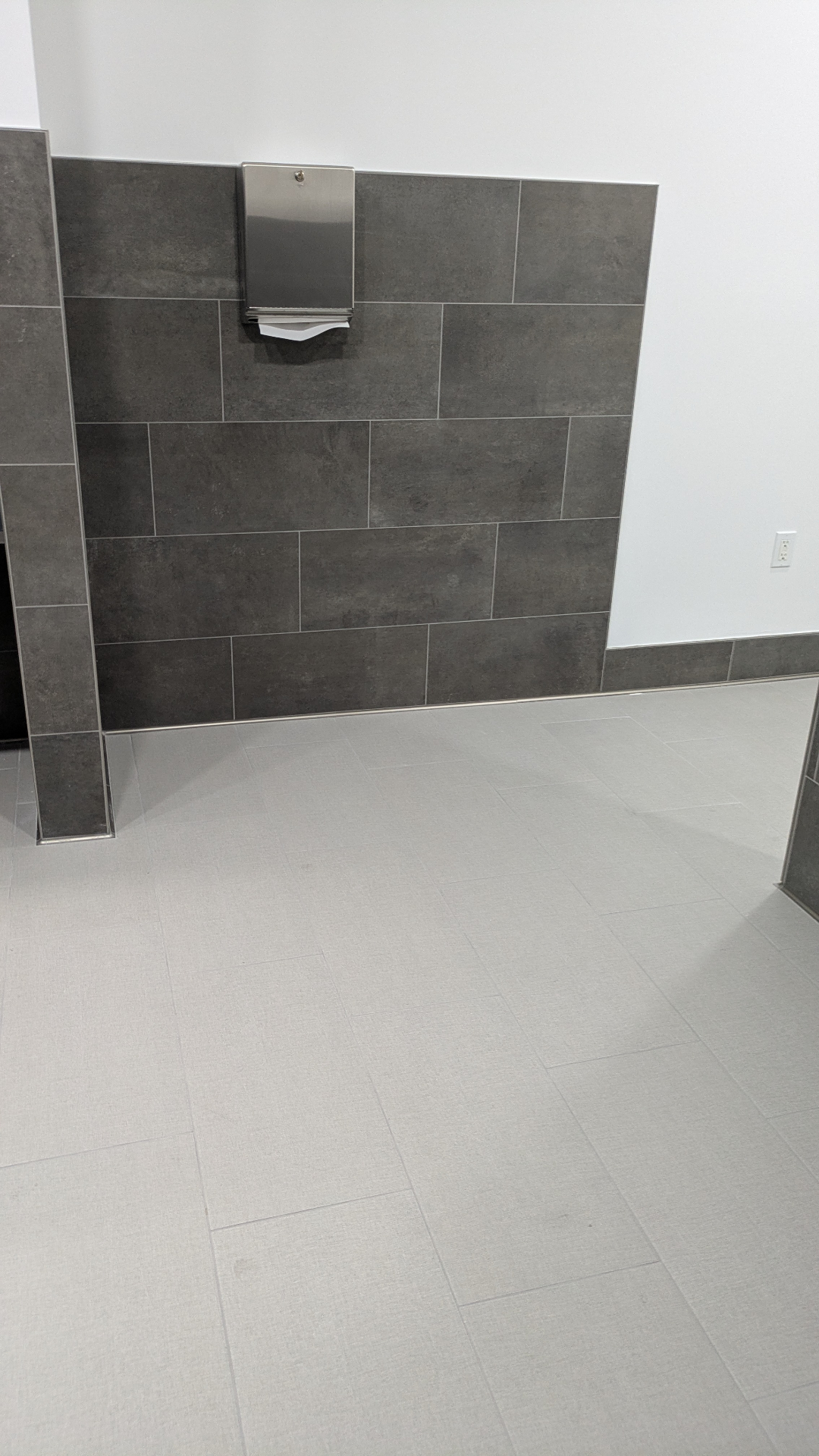 Commercial Restroom Build-Out — after