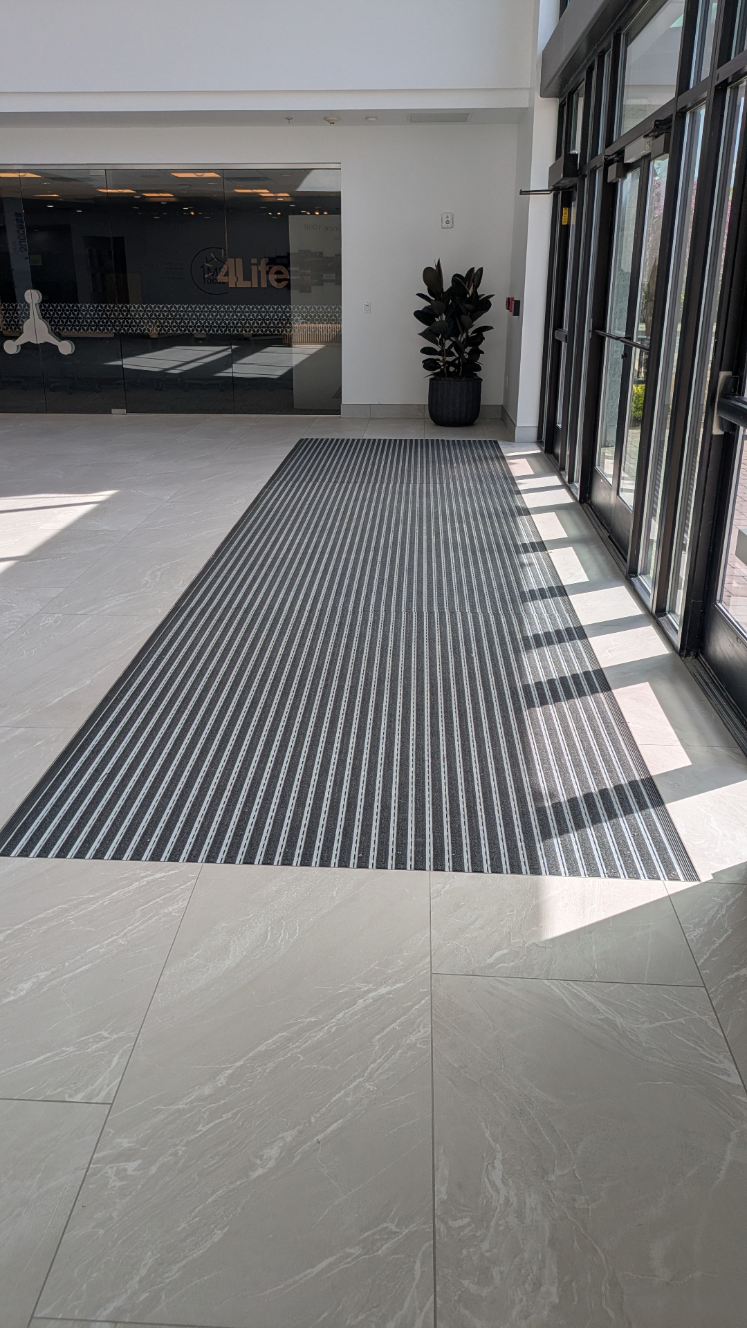 Commercial Lobby Entry Transformation — after