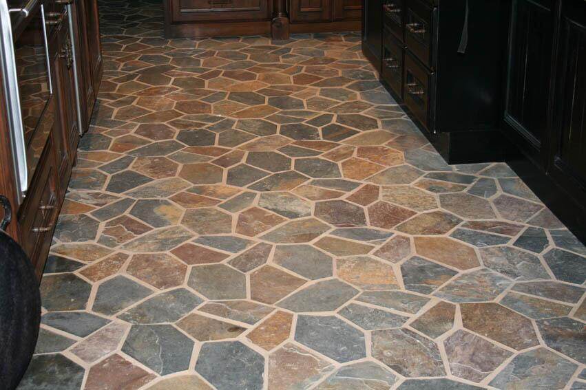 Tile and natural stone floor installation by RKD Tile in Utah — project photo 357