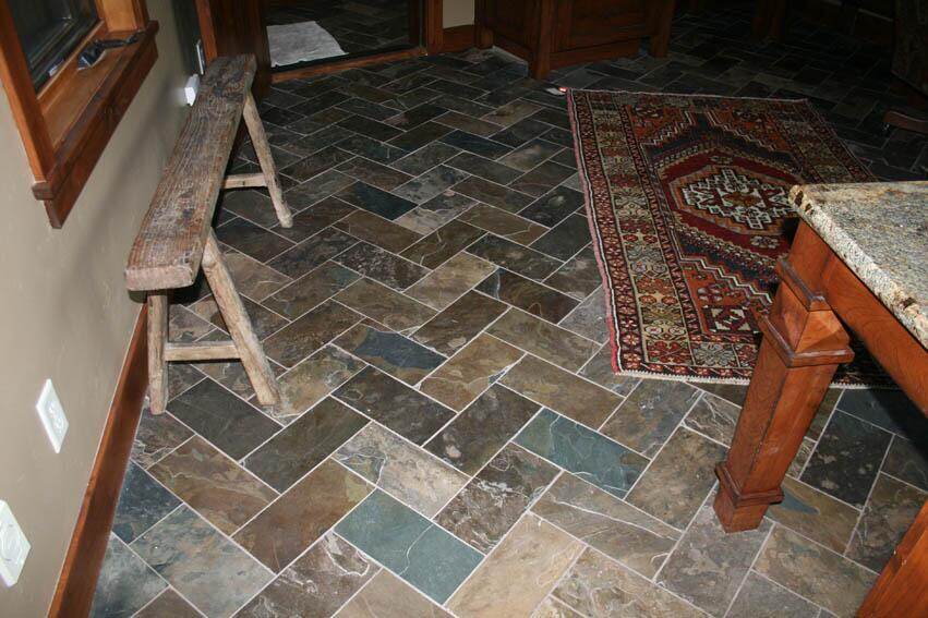 Tile and natural stone floor installation by RKD Tile in Utah — project photo 361